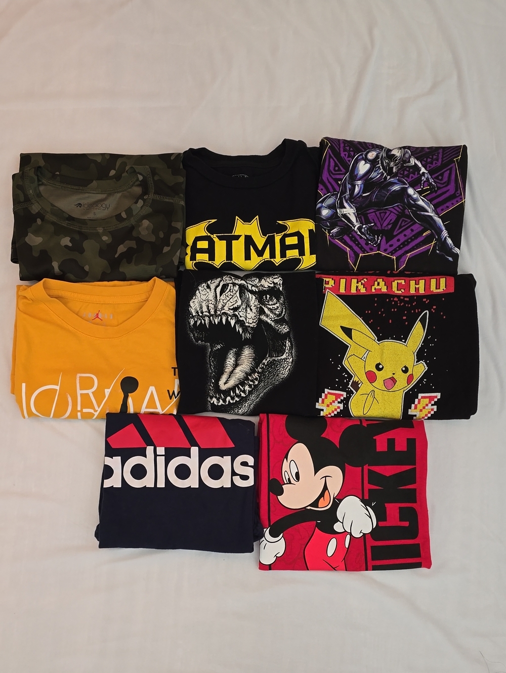 Disney Mickey Mouse Red and Black Kids Graphic Tee - Disney
